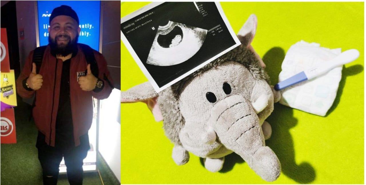 Imagen de Con tierna foto, Dj Binbo anuncia que será papá por primera vez
