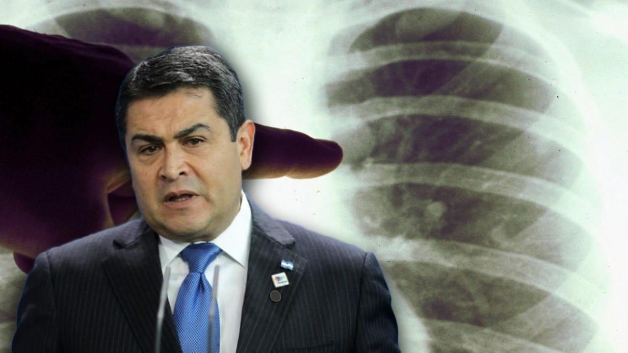 Imagen Principal de Nota: Hospitalizan al presidente Juan Orlando Hernández tras cuadro de neumonía por covid-19