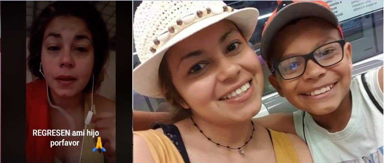 Imagen Principal de Nota: "Regresen a mi hijo, por favor": el angustioso llamado de Karina Chinchilla, madre de Enoc