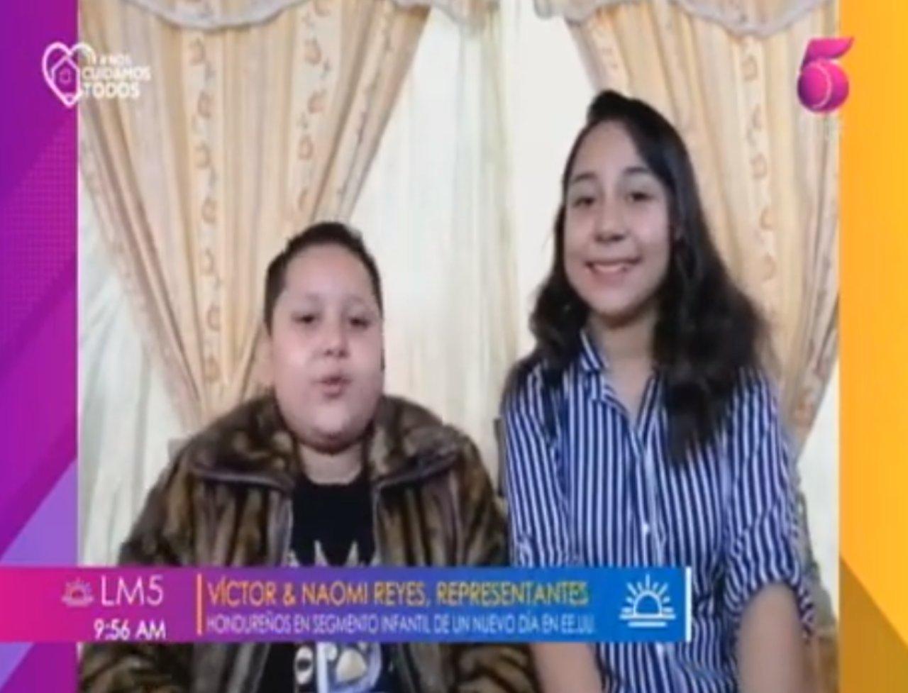 Imagen Principal de Nota: El cantante hondureño Víctor Reyes y su hermana Naomi se unen al talento de Un Nuevo Día de Telemundo