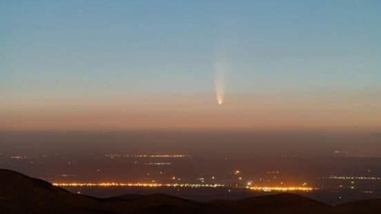 Imagen Principal de Nota: Cometa más brillante de los últimos años es captado a simple vista en la Tierra