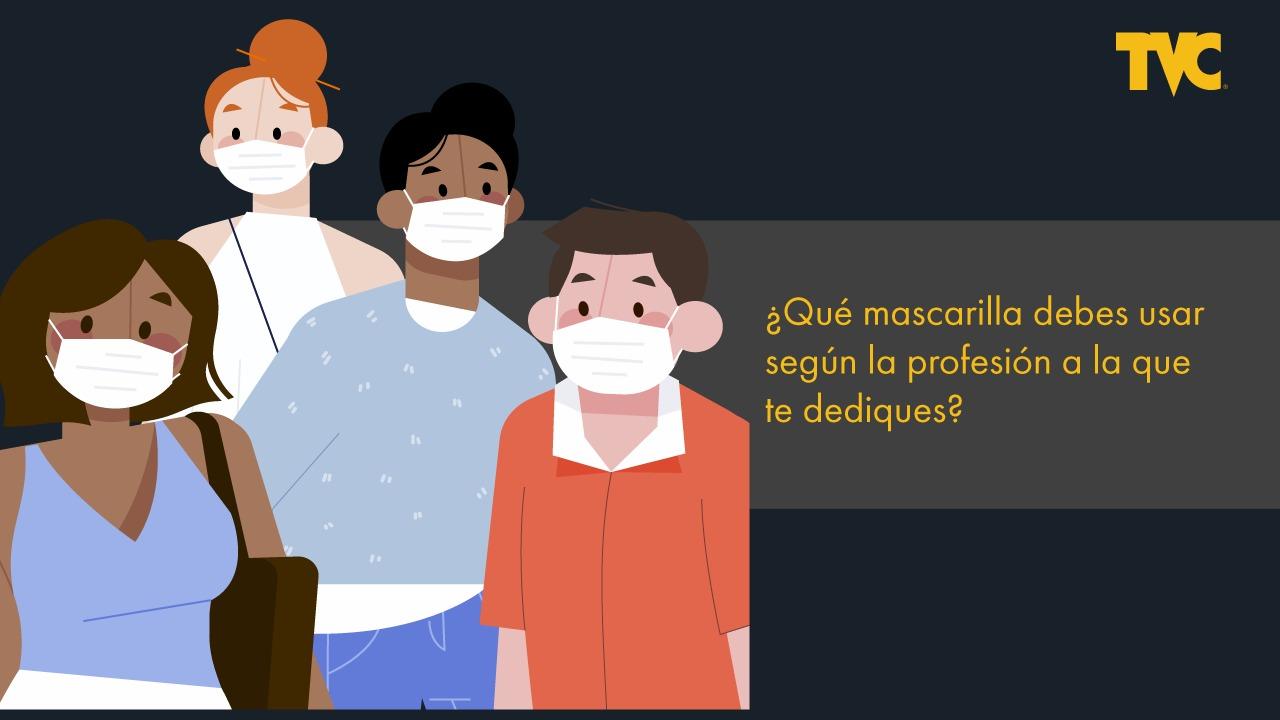 Imagen de ¿Qué mascarilla debes usar según la profesión a la que te dediques?