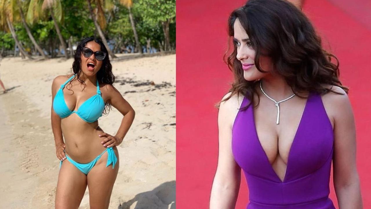 Imagen Principal de Nota: Salma Hayek modelando lencería cuando era joven roba suspiros, en esta foto que debes ver antes que la borre