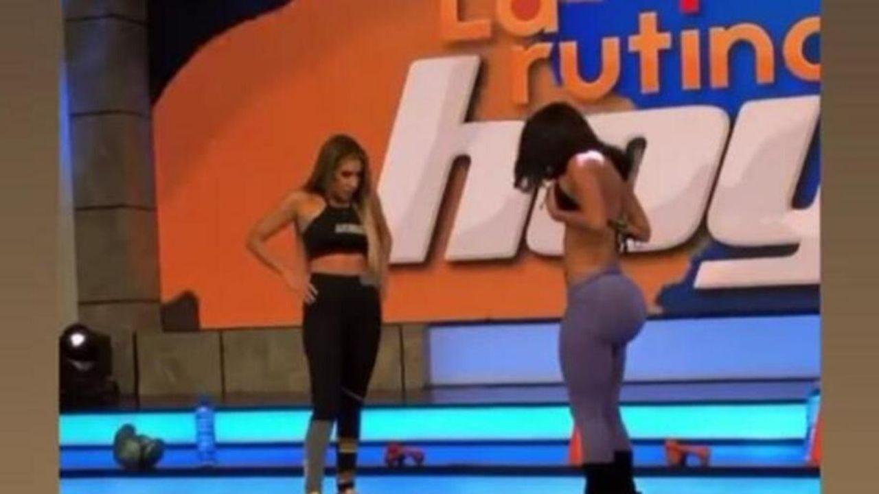 Imagen Principal de Nota: “La Barbie Latina” realizó sentadillas en vivo con trasero falso y le ocurrió lo menos esperado