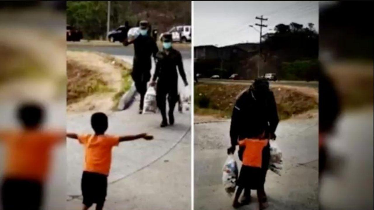 Imagen Principal de Nota: Niño hondureño recibe casa tras hacerse viral por abrazar a un militar