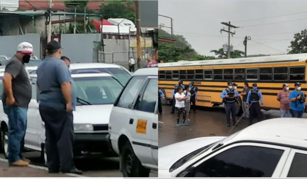 Imagen Principal de Nota: Transportistas bloquean las principales carreteras de Honduras exigiendo se les deje trabajar