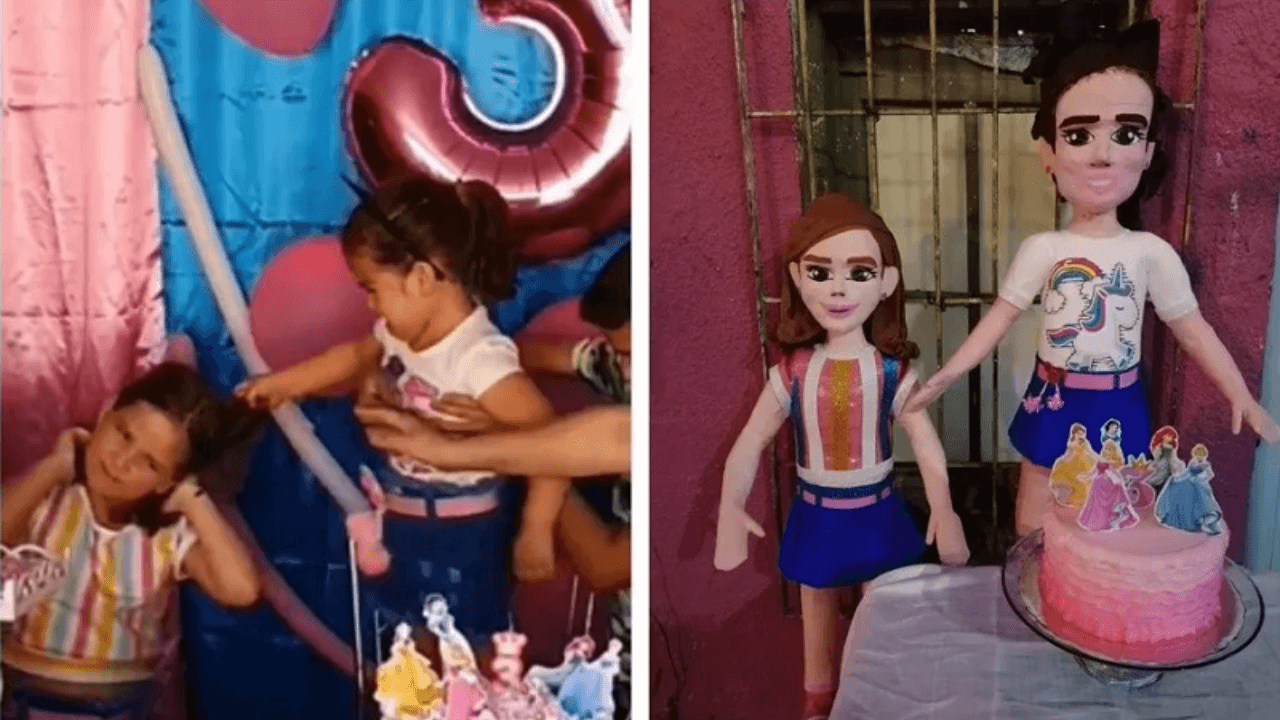 Imagen de Niñas del vídeo viral son nueva tendencia en piñatas