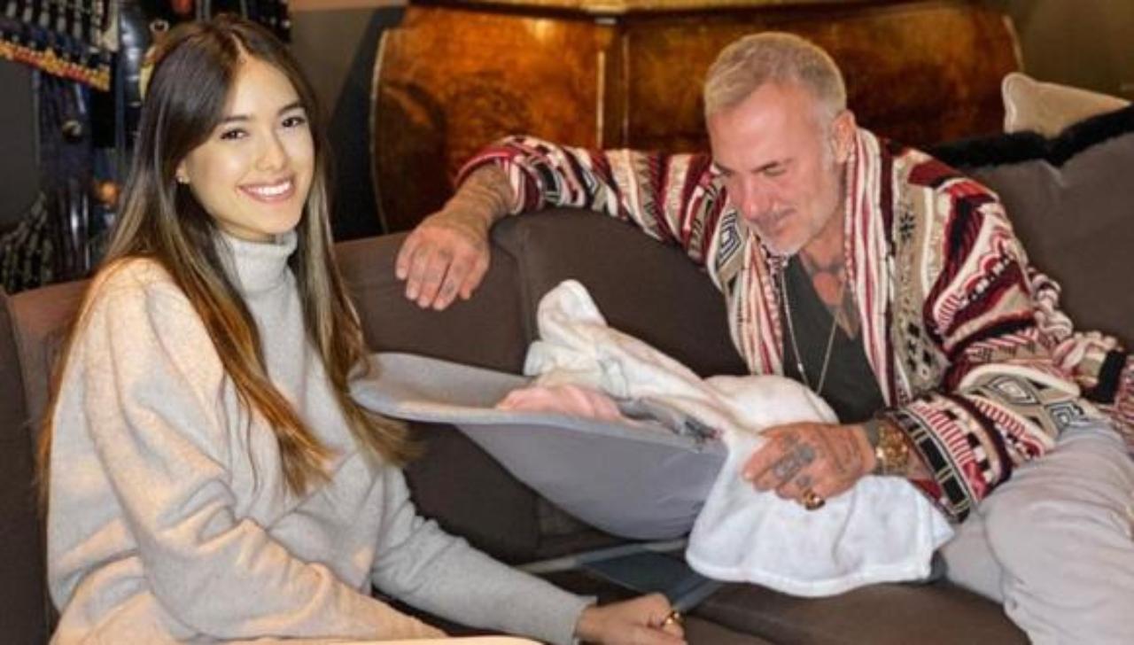 Imagen de Gianluca Vacchi y Sharon Fonseca revelan que su hija Blu Jerusalema nació con paladar hendido