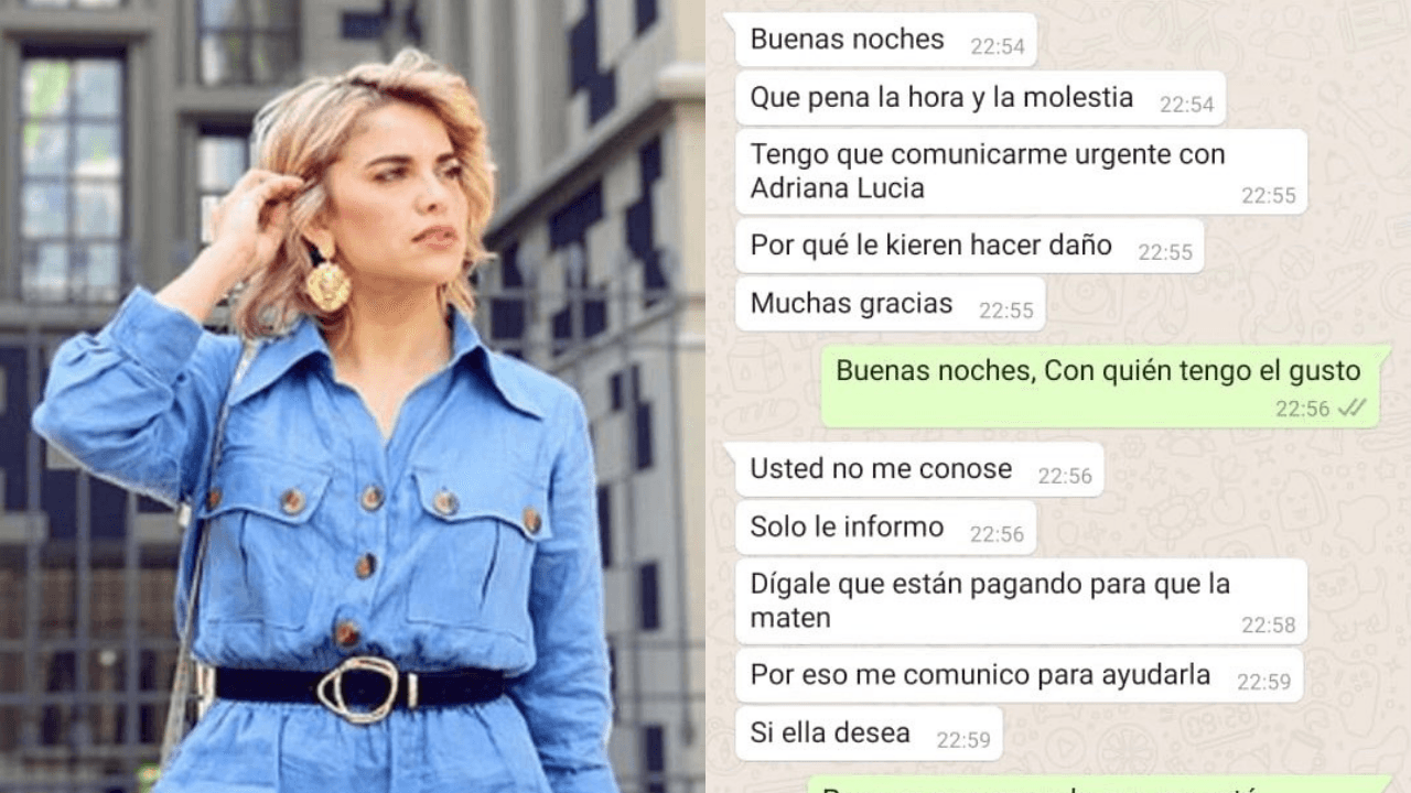 Imagen Principal de Nota: Cantante colombiana muestra chat para denunciar que ‘están pagando para que la maten’