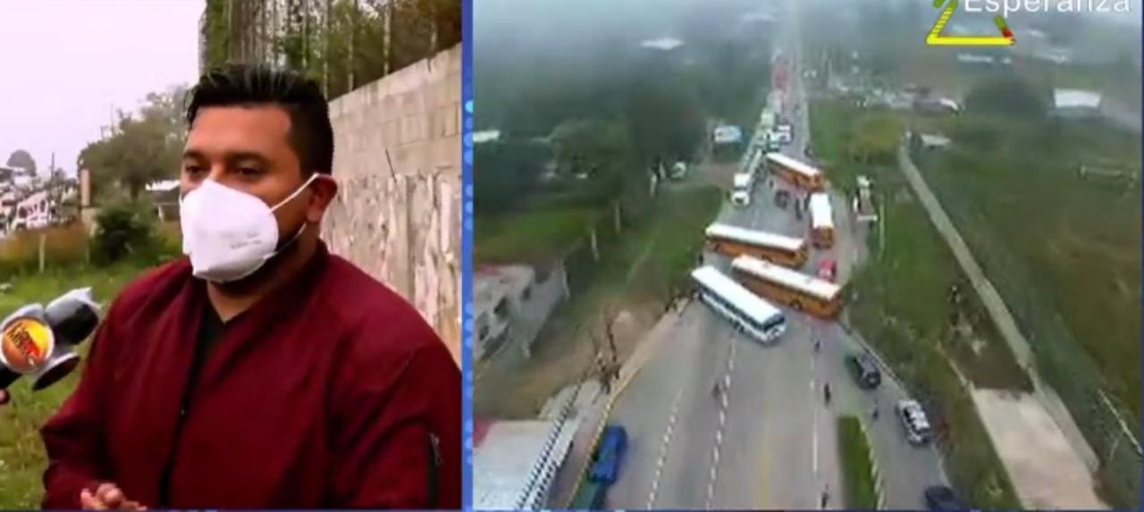 Imagen Principal de Nota: Transportistas paralizan labores a nivel nacional y exigen al gobierno que cumpla con el bono acordado