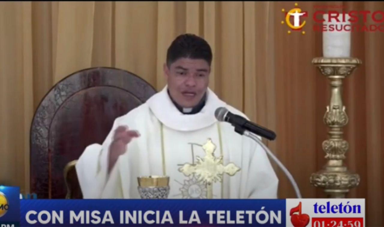Imagen Principal de Nota: De manera virtual se realizó la  misa de acción de gracias en Fundación Teletón