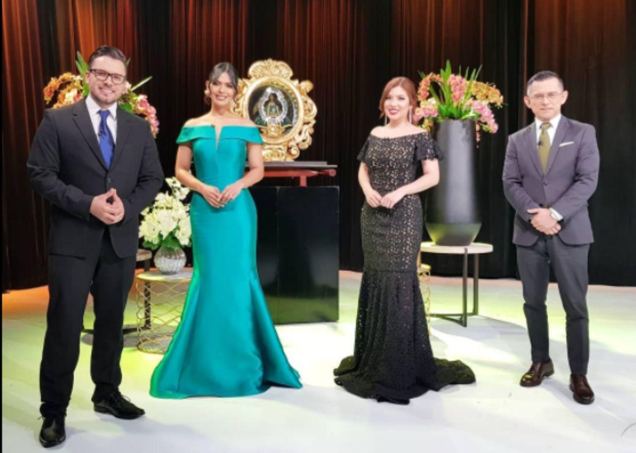 Imagen Principal de Nota: Así lucieron los presentadores de Televicentro en la Alborada 2021 a la Virgen de Suyapa