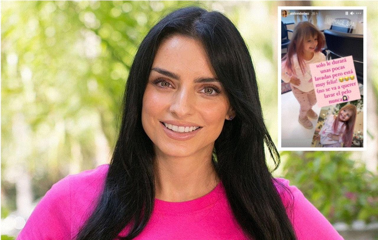Imagen Principal de Nota: Aislinn Derbez es criticada en redes por pintarle el cabello a su hija de 3 años