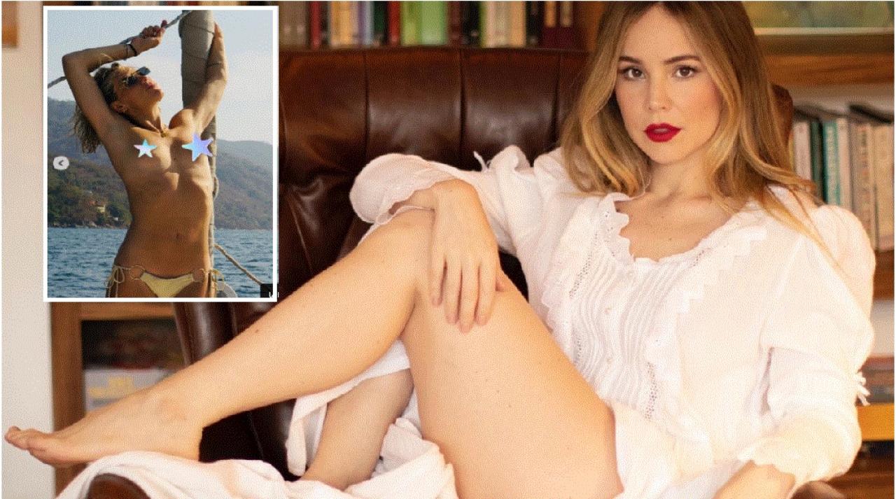 Imagen Principal de Nota: ¿Es ella? Camila Sodi publica fotos en topless desde un yate, así encendió las redes la sobrina de Thalía