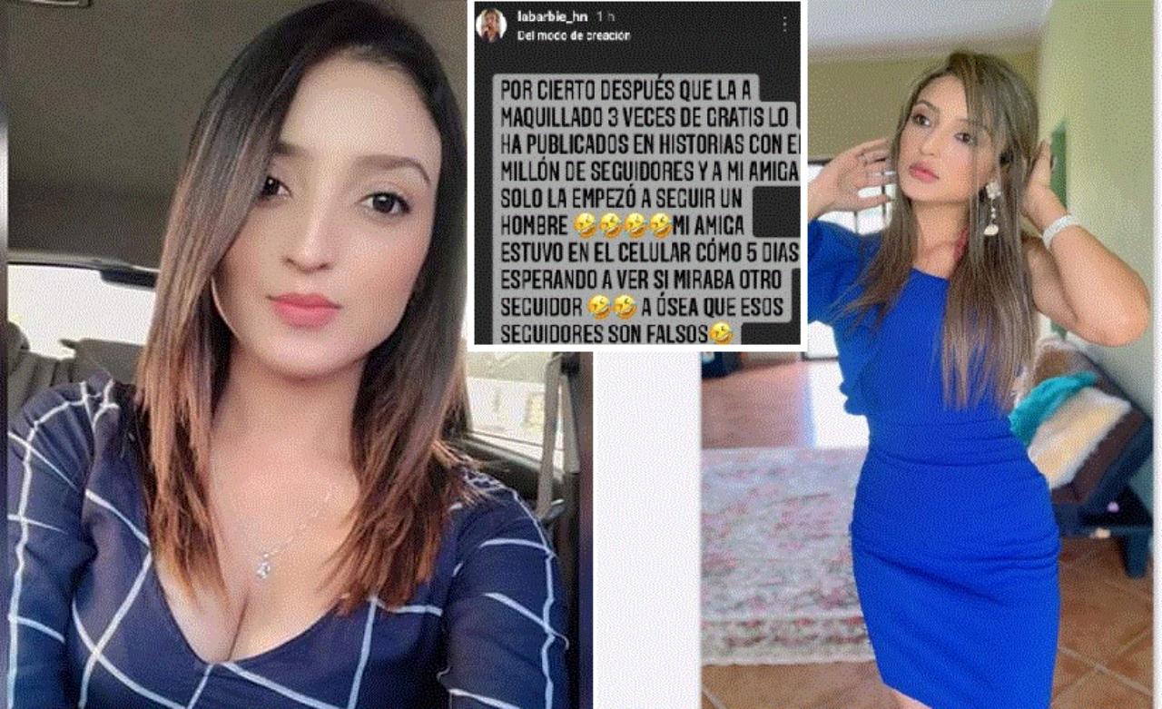Imagen de 'Trabajen, dejen de pedir'; Viviana Alvarado 'La Barbie policía' causa polémica al lanzar 'dardo' a influencers hondureñas