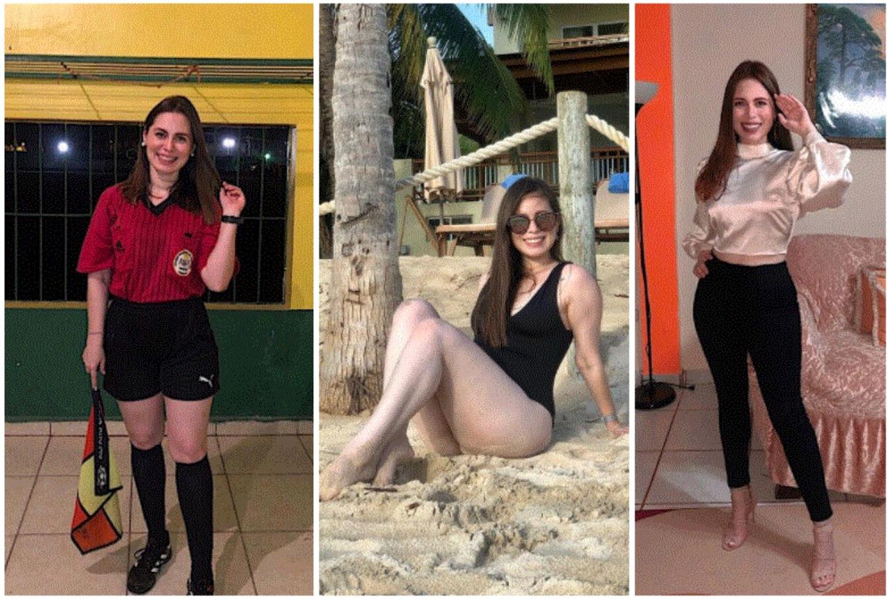 Imagen de La árbitra hondureña Nicolle Mejía enciende las redes con sensuales fotos en traje de baño desde Islas de la Bahía