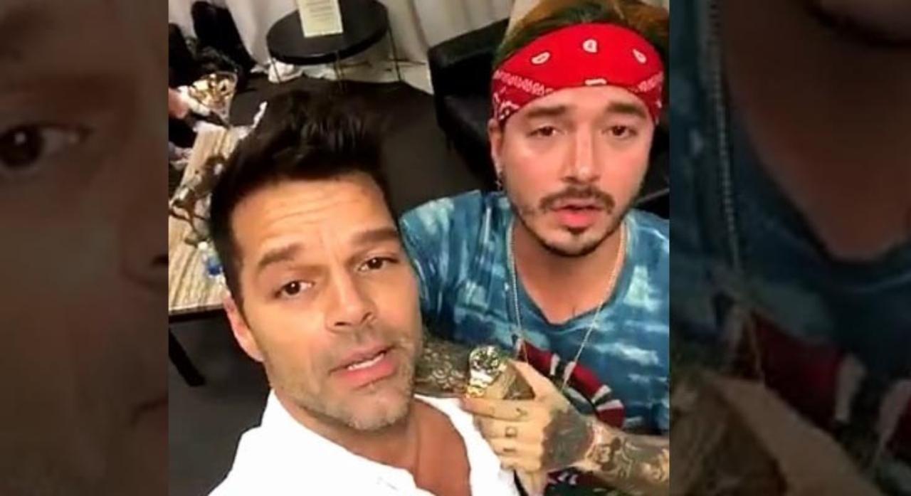 Imagen de J Balvin le confiesa su amor a Ricky Martin: 'Yo me casaría contigo, te amo’