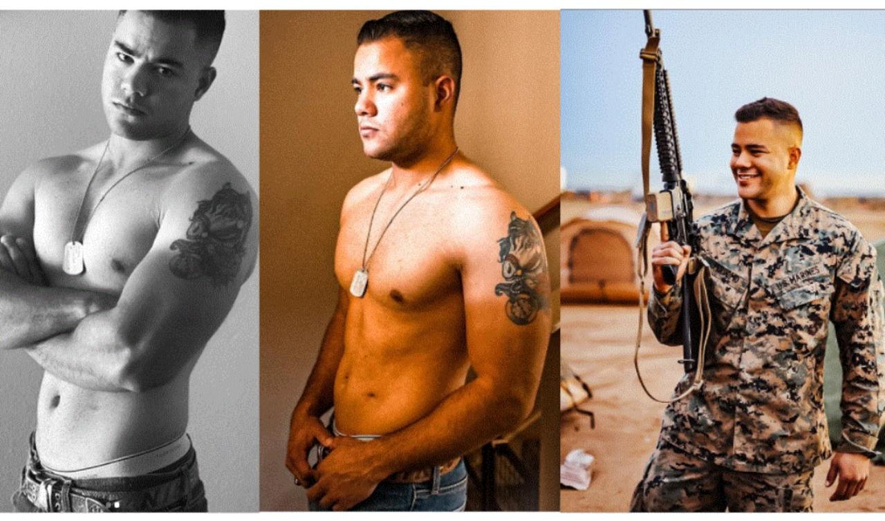 Imagen de Angus David, el hondureño que conquista TikTok uniformado de la Marina de Estados Unidos