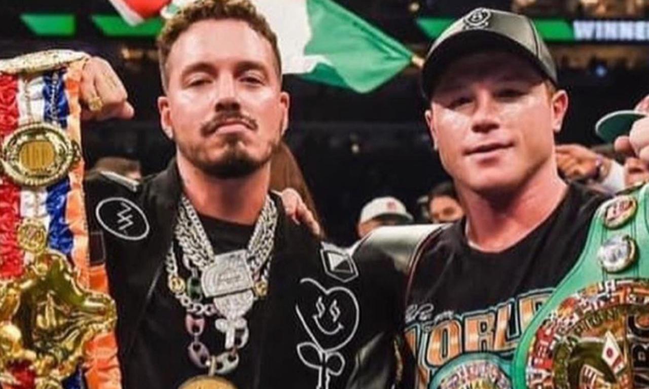 Imagen de J Balvin reta a Canelo Álvarez a una pelea de boxeo y así le respondió el campeón