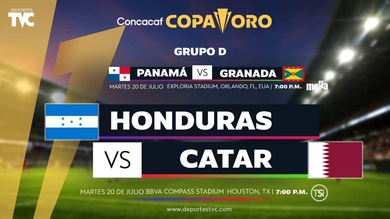 Imagen Principal de Nota: Copa Oro: ¡Hora y canal donde podrás ver a Honduras vs. Qatar y Panamá ante Granada!
