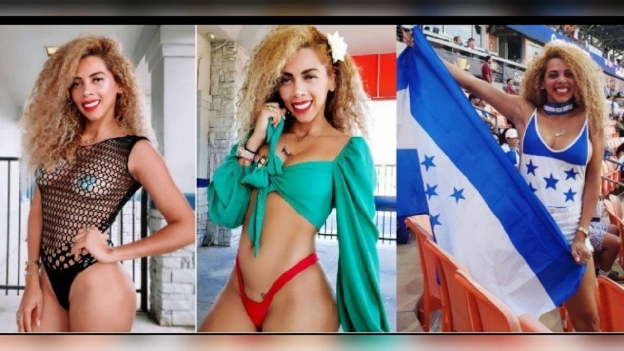 Imagen de ¡Belleza catracha! Sandy Ortiz, la hondureña que robó suspiros en Copa Oro, anuncia su OnlyFans