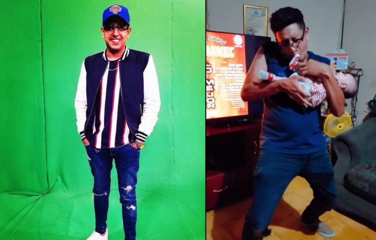 Imagen de El Masiso comparte tierno vídeo en TikTok junto a su bebé, a ritmo de ‘Jugo de piña’