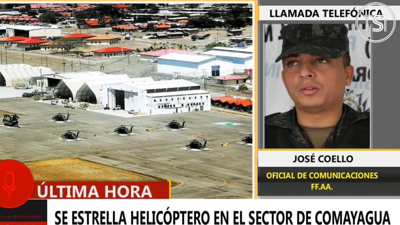 Imagen de Lo que se sabe sobre helicóptero que se accidentó en Comayagua