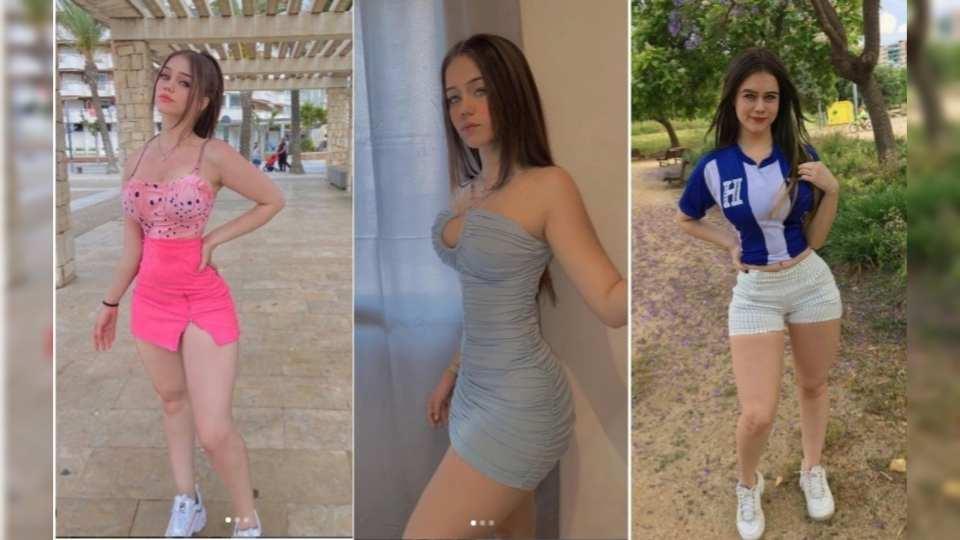 Imagen de Jasmín Reyes,la hondureña que causa sensación desde España por su belleza