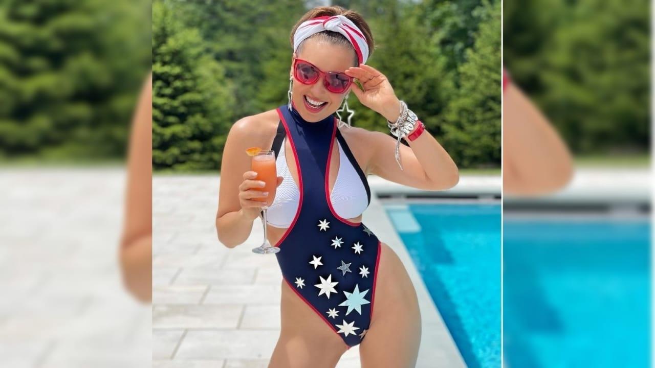 Imagen de Thalía celebró la Independencia de Estados Unidos con espectaculares fotos en traje de baño