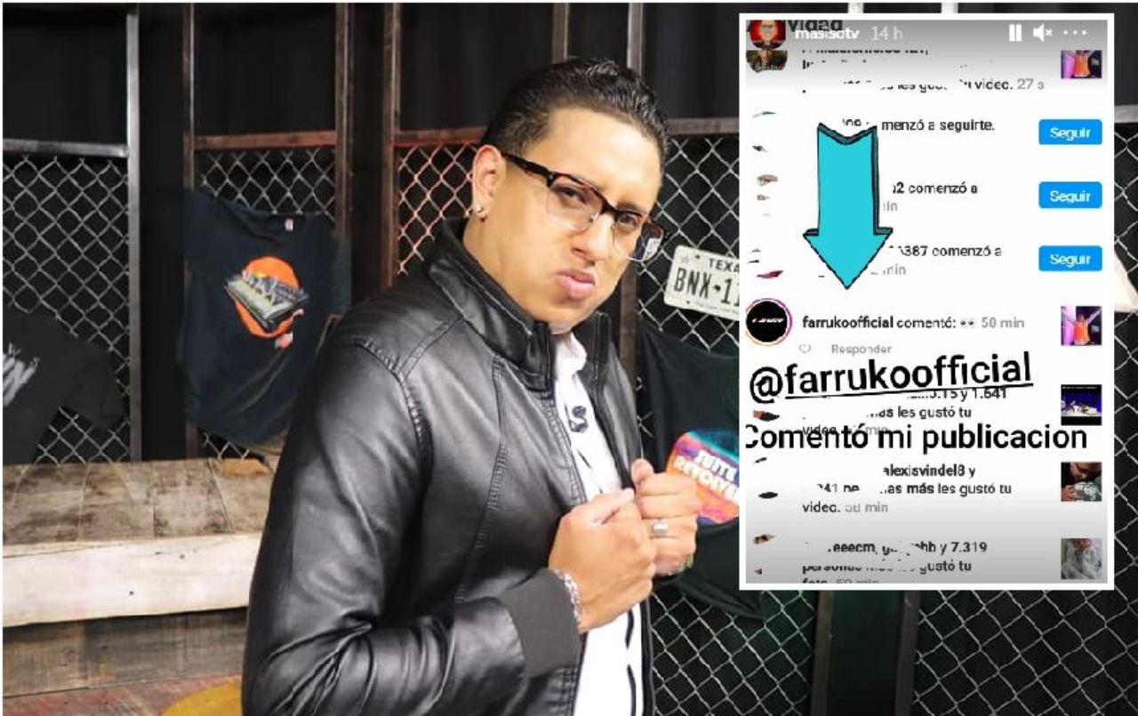 Imagen Principal de Nota: Así reaccionó 'El Masiso' al comentario que le dejó Farruko a uno de sus vídeos