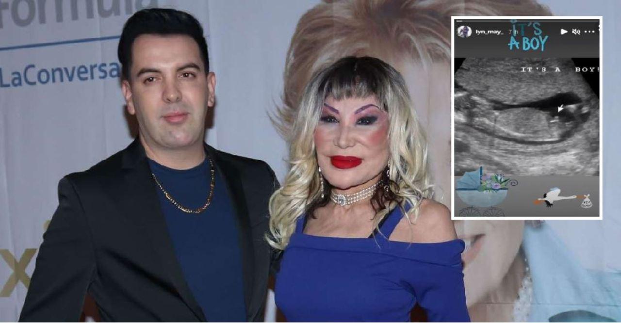 Imagen de Lyn May reveló el sexo de su bebé con ultrasonido y sigue causando furor con embarazo a los 68 años