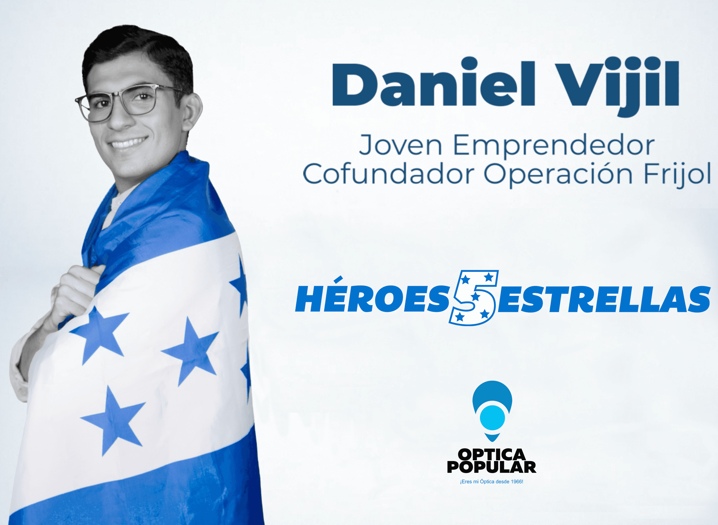 Imagen de Óptica Popular destaca el altruismo de Daniel Vijil