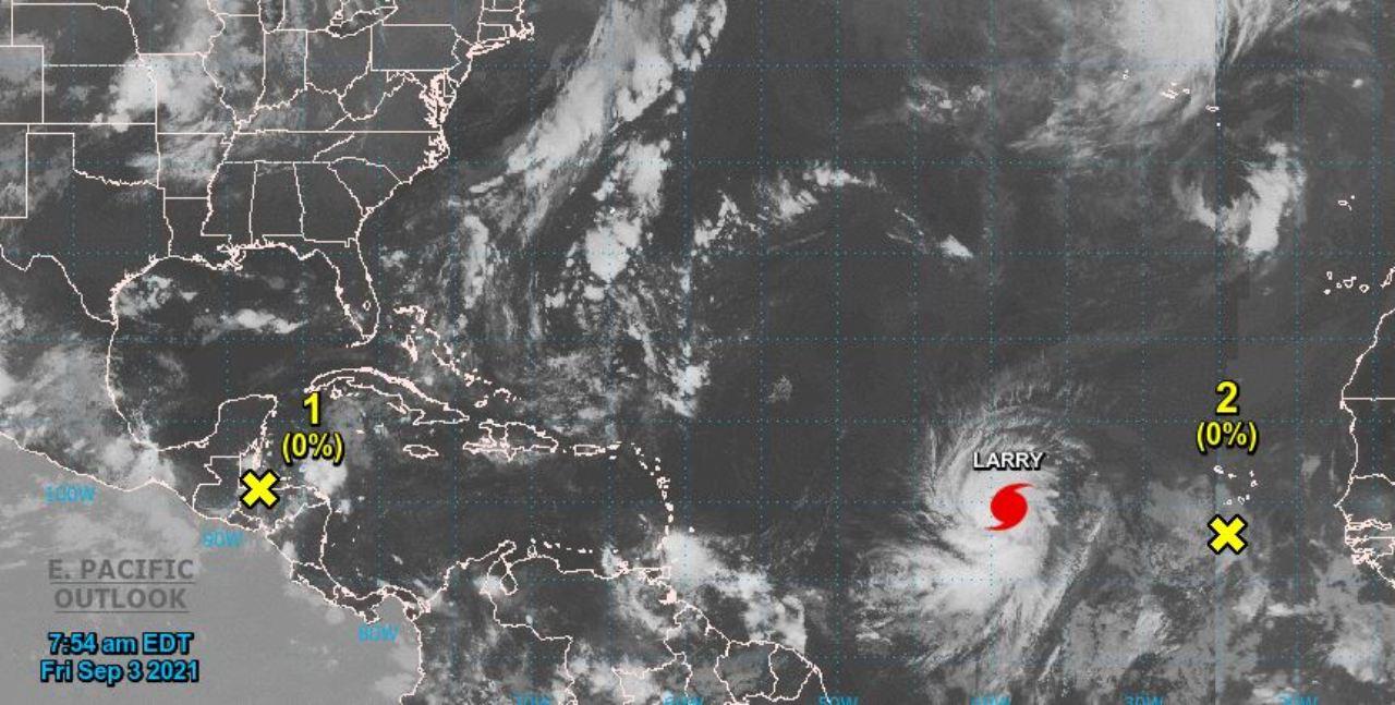 Imagen de Huracán Larry se convertirá en categoría 4, ¿afectará a Honduras? Aquí su trayectoria en vivo