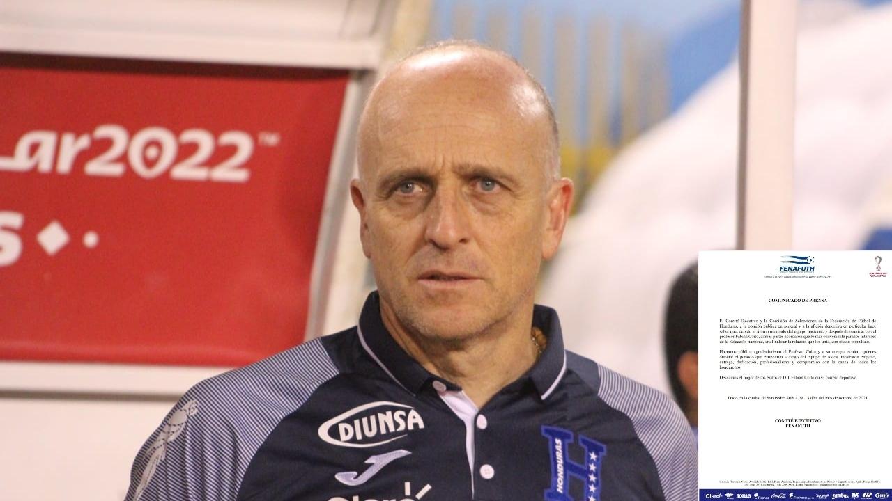 Imagen de ¡Oficial! Fabián Coito ya no es más el entrenador de la Selección de Honduras