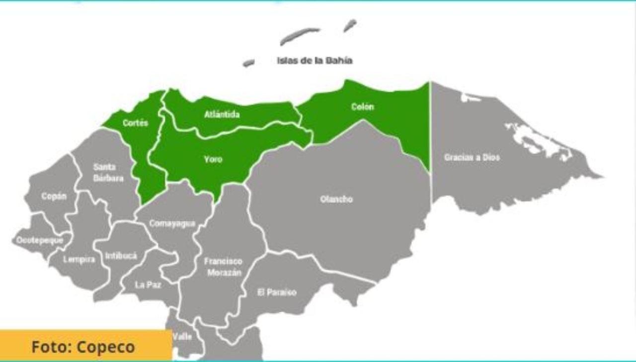 Imagen Principal de Nota: Copeco declara alerta verde  por lluvias para cuatro departamentos de Honduras