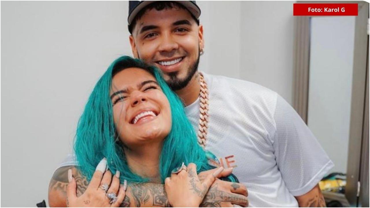 Imagen de Karol G tras sorpresa de Anuel AA: 'Gracias por hacer mi noche más especial'