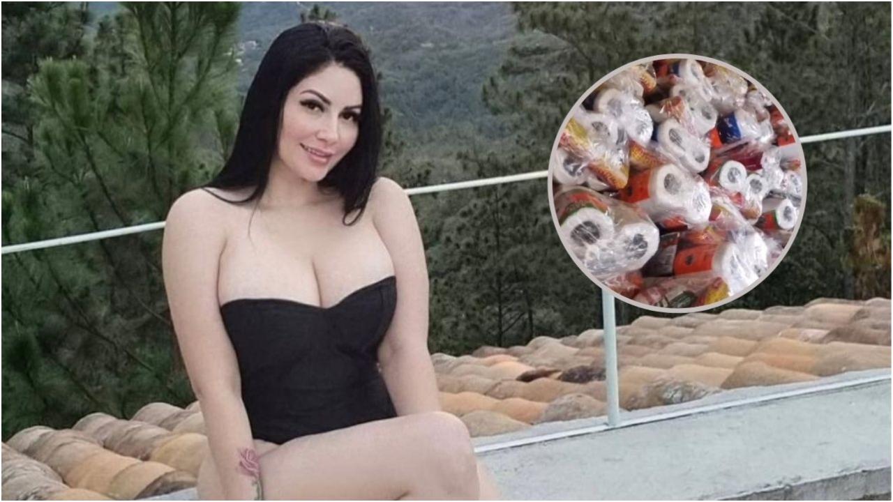Imagen Principal de Nota: Ariana Herchi mostró su lado más humano al donar provisiones con sus ganancias de OnlyFans