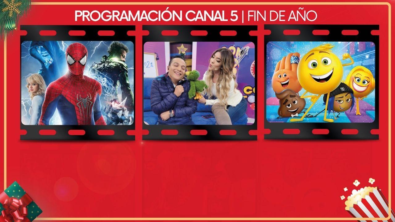 Imagen de Canal 5 presenta sus películas y programas para el fin del año 2021