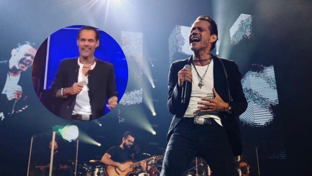 Imagen Principal de Nota: Marc Anthony preocupó a sus fans por este movimiento extraño en su mandíbula