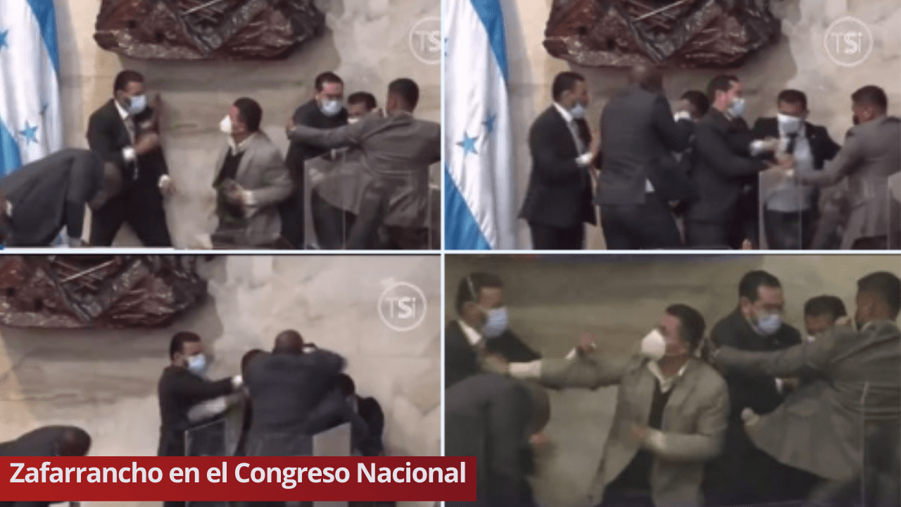 Imagen de Así se vivió el zafarrancho en la elección de junta directiva provisional en el Congreso Nacional