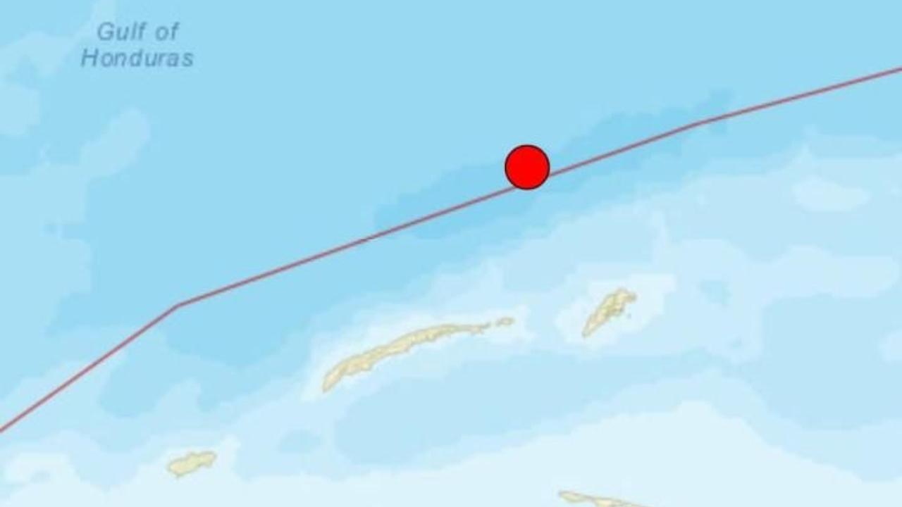 Imagen de Reportan sismo de magnitud 4.5 al norte de la isla de Guanaja