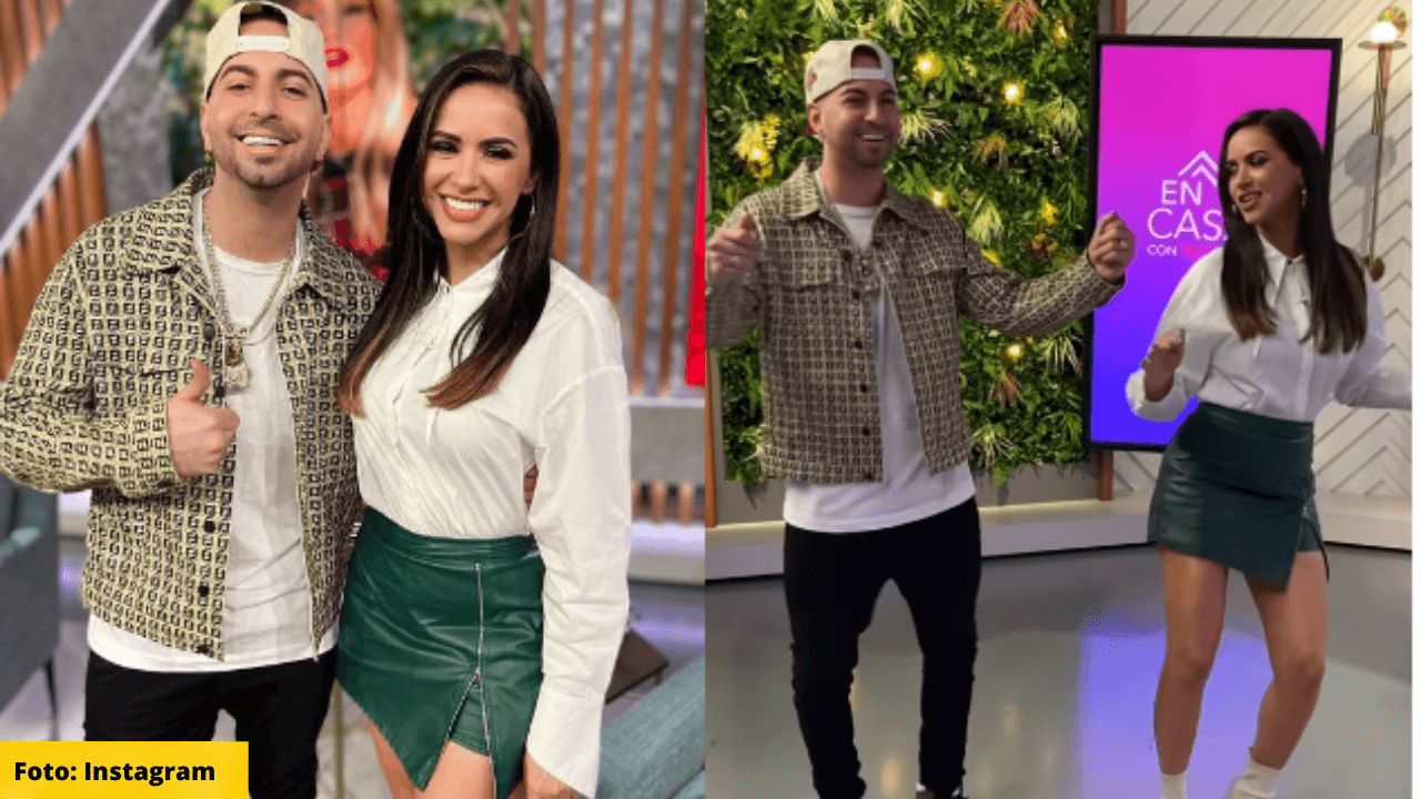 Imagen Principal de Nota: La hondureña, Ana Jurka, pone a bailar punta al cantante Justin Quiles