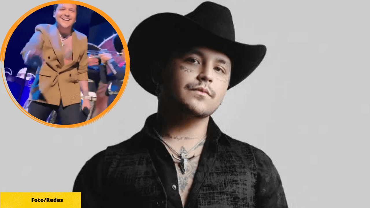 Imagen de Christian Nodal modifica su segundo tatuaje dejando atrás los ojos de Belinda