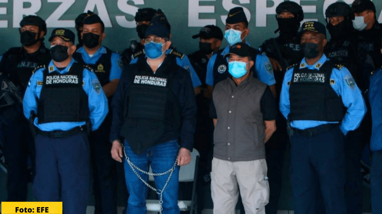 Imagen de ¿Qué le espera a Juan Orlando Hernández si llega a suelo estadounidense?