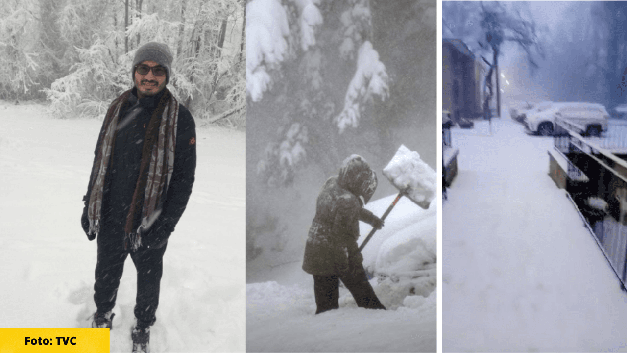 Imagen de Nieve, lluvia y frío: Así viven hondureños en Estados Unidos  tormenta invernal