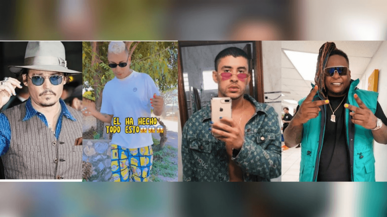 Imagen Principal de Nota: Supremo se une a la tendencia de Bad Bunny  y otros artistas con sus uñas pintadas