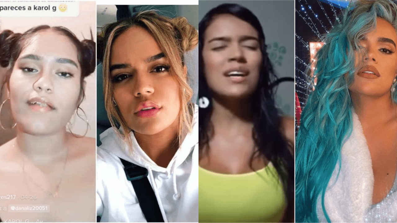 Imagen Principal de Nota: ¿Qué tanto se parecen? La hondureña Julissa Flores sigue ganando popularidad en TikTok con su parecido a Karol G