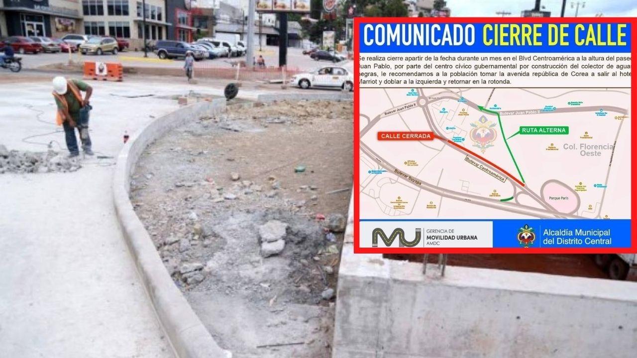 Imagen de ¡Tome nota! AMDC anuncia cierre parcial de esta calle en Tegucigalpa