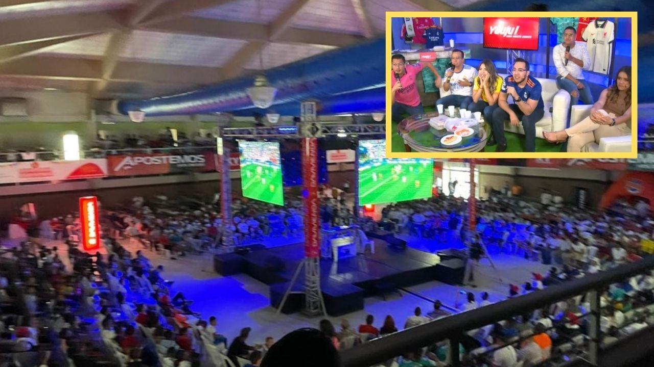 Imagen Principal de Nota: Todo un éxito fue el FUT-BAR y el Coliseo Virtual de Deportes TVC y Emisoras Unidas