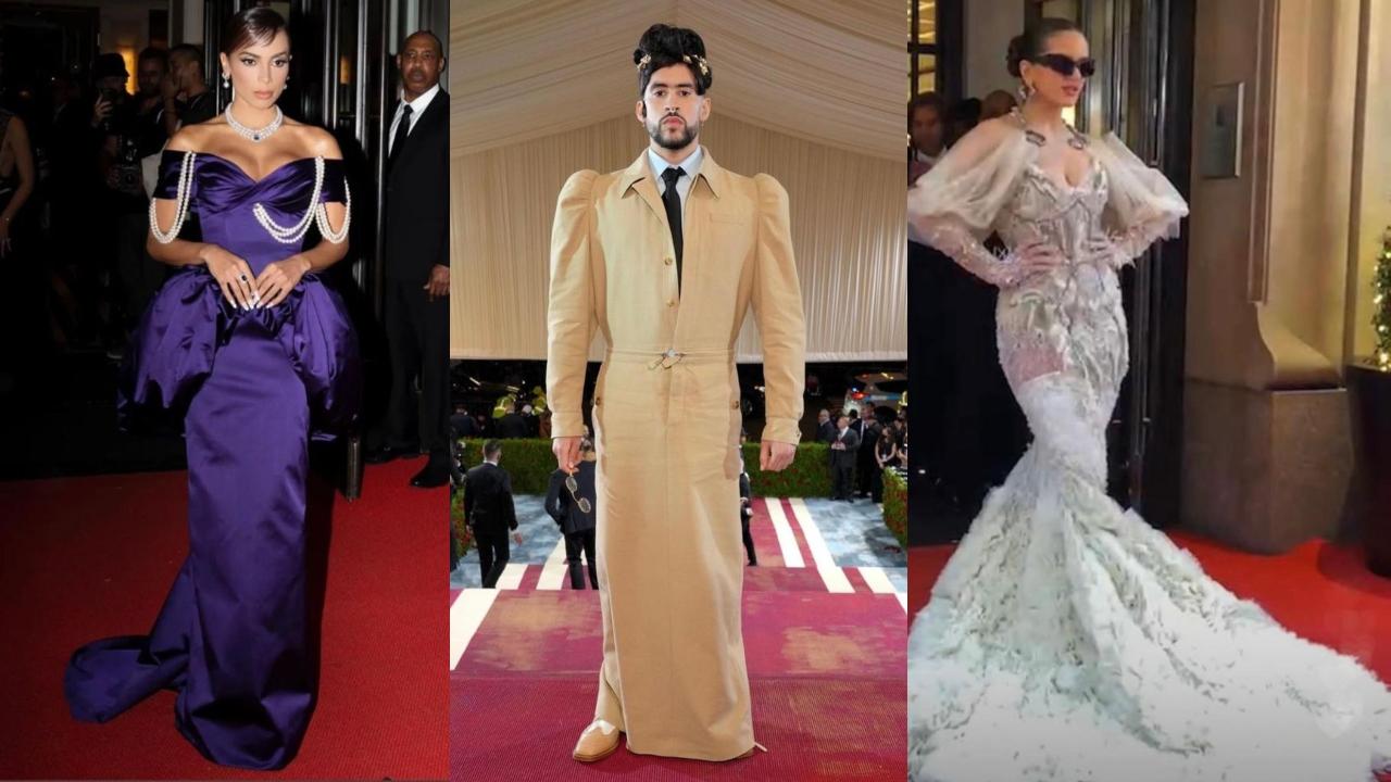 Imagen Principal de Nota: Bad Bunny, Anitta y Rosalía, los latinos que brillan en el Met Gala